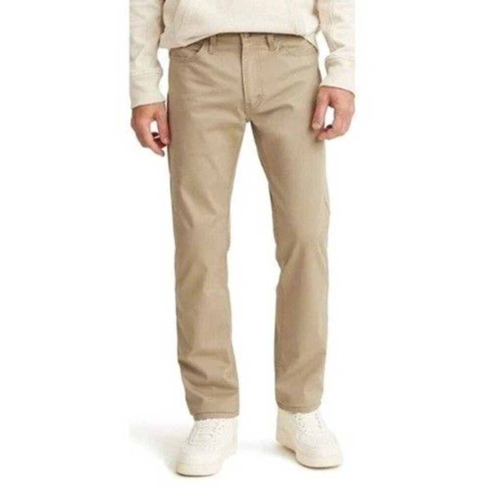 Levi's 514 Men's Chino Pants 36X29 Tan Straight Leg Stretch Twill NWT 5 Pocket